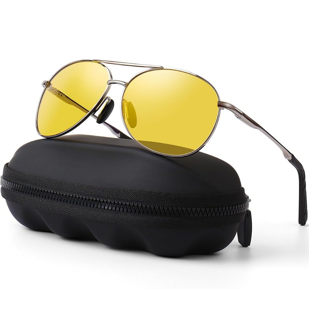 Premium Polariserte Aviator Solbriller - Joey | Skanto