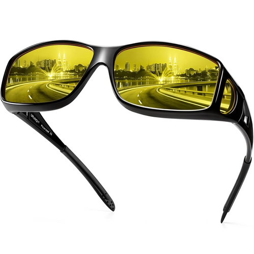 Skanto | Jeremy Night Vision Polaroid Kjøreglass – Anti-refleksjonsglass for Sikker Nattkjøring