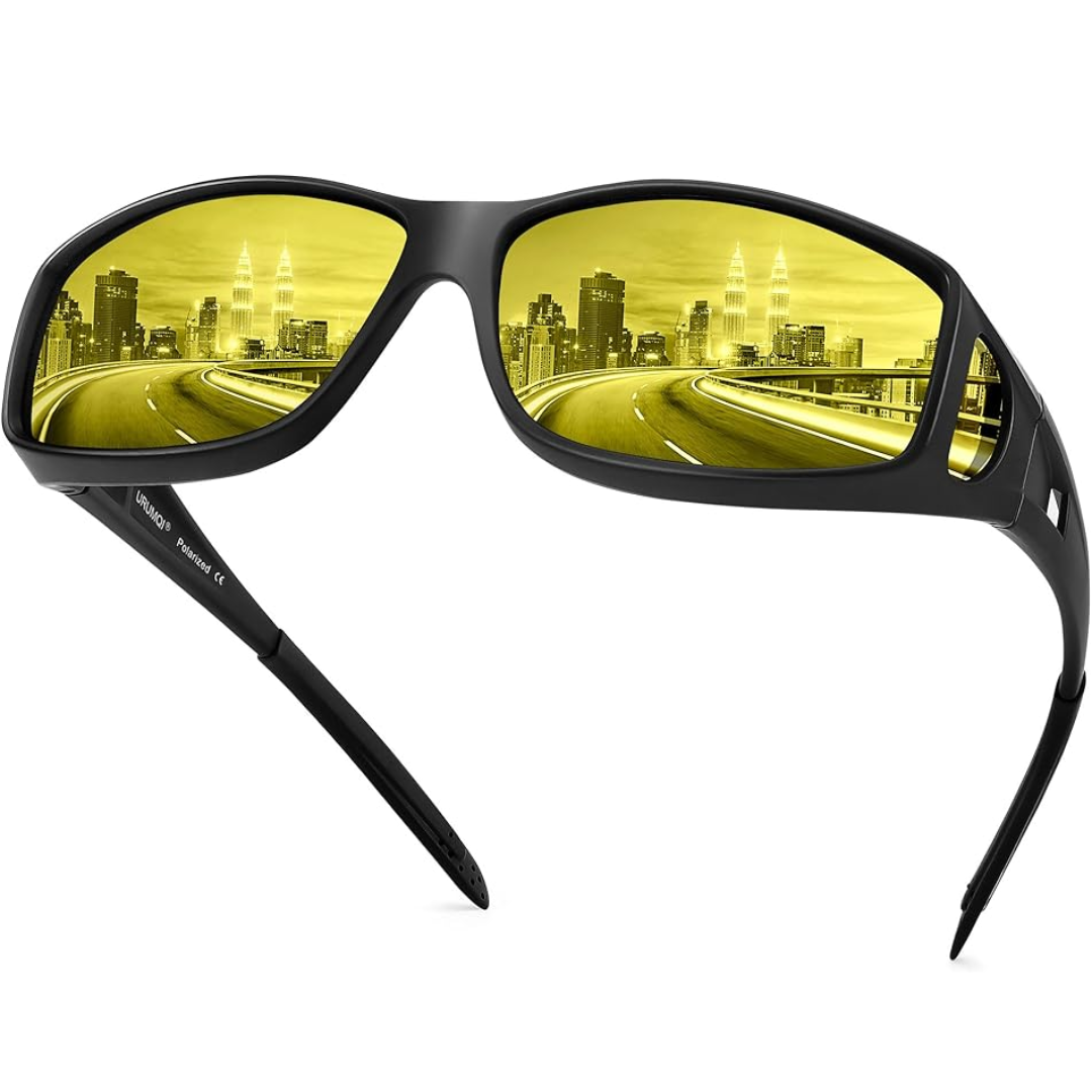 Skanto | Jeremy Night Vision Polaroid Kjøreglass – Anti-refleksjonsglass for Sikker Nattkjøring