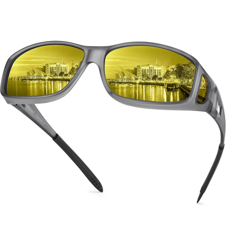 Skanto | Jeremy Night Vision Polaroid Kjøreglass – Anti-refleksjonsglass for Sikker Nattkjøring