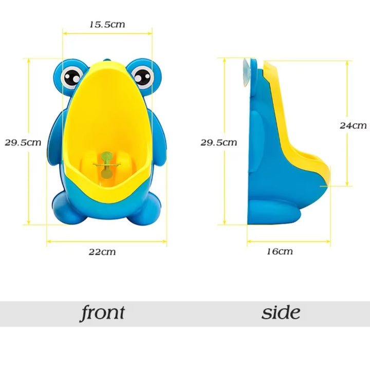 Skanto | Barnas Urinal i Frosk Design – Morsom, Sklisikker Potte for Gutter