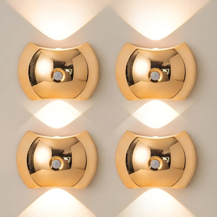 Vegglampe med bevegelsessensor – Dobbel LED-belysning oppover og nedover | Magnetisk og PortaSkantoe