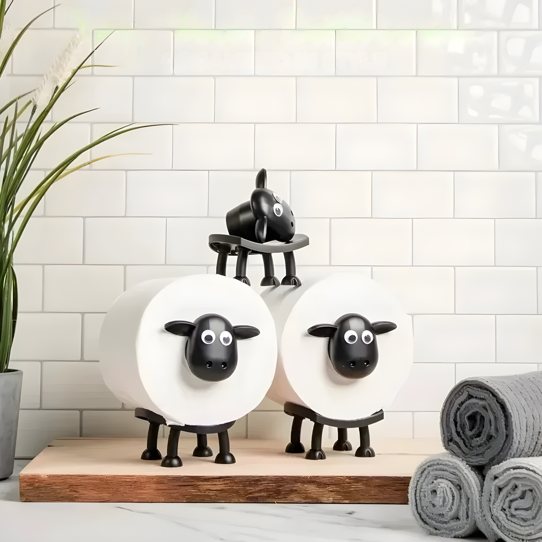 Buy Toilet Paper Holder – Original & Fun Bathroom Decor | Non-Slip, Ideal for Small Bathrooms