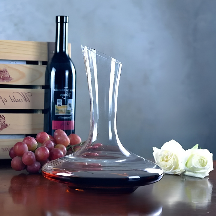 Krystallvinkaraffel – Håndlaget og elegant | 1500 ml Ideell for barer, hjem og kontorer