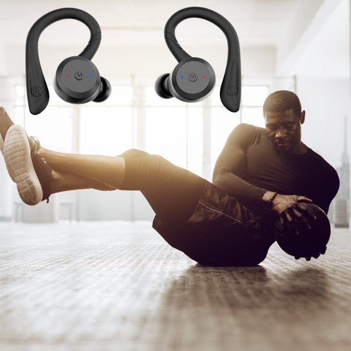 Skanto | Vega Vanntette Trådløse Sportørepropper – 20 Timer Spilltid | Bluetooth 5.0, IPX7 for Svømming & Fitness