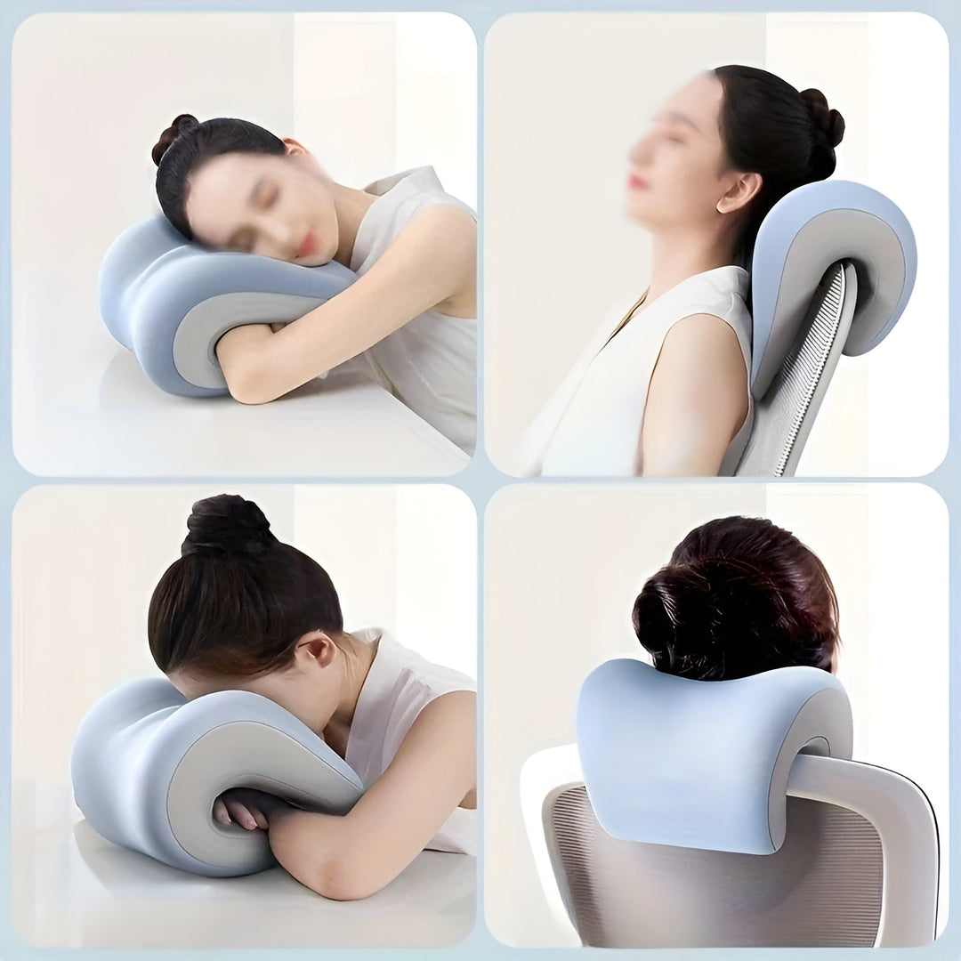 Ergonomisk Nakkepute – Komfortabel Hode- og Nakkebeskyttelse | Ideell for Avslapning | Skanto