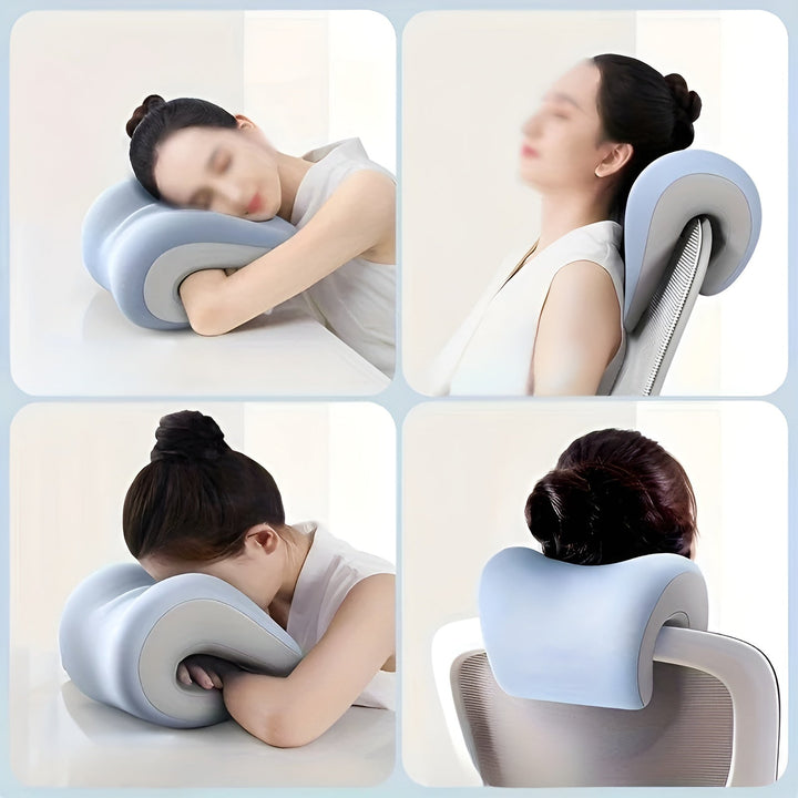 Ergonomisk Nakkepute – Komfortabel Hode- og Nakkebeskyttelse | Ideell for Avslapning | Skanto