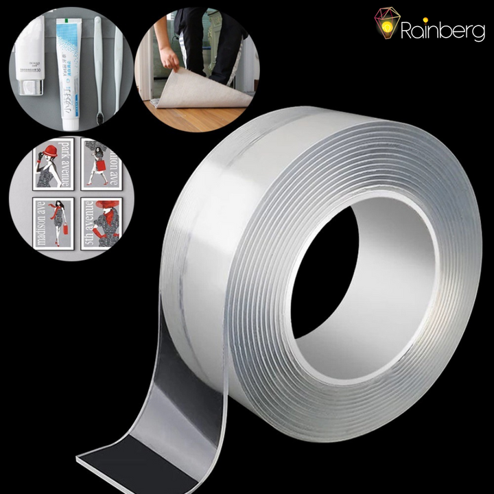 Skanto | Nano Dobbeltsidig Transparent Magisk Tape