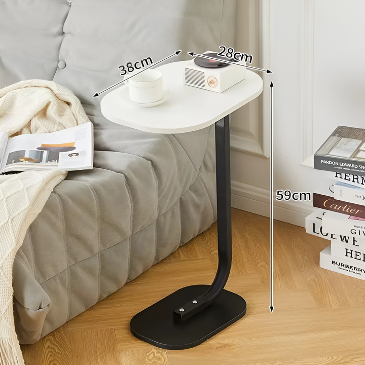 Minimalistisk hjørnetaSkantoe – Minimalistisk C-formet sidetaSkantoe
