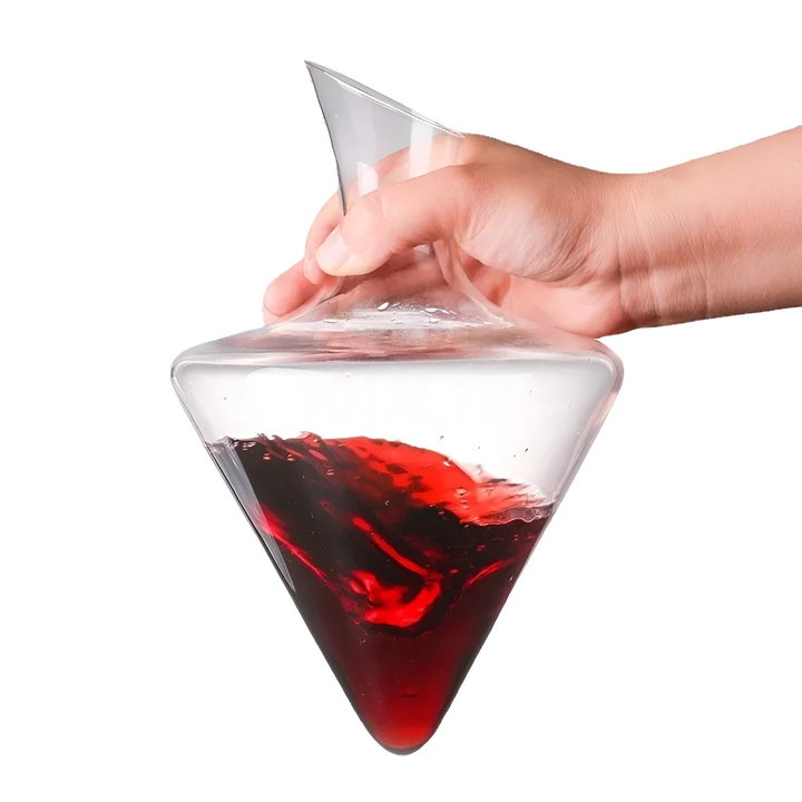 Whiskykaraffel med isbeholder – Loodvrij premium glass | Stilig sett for whisky, vodka og brandy