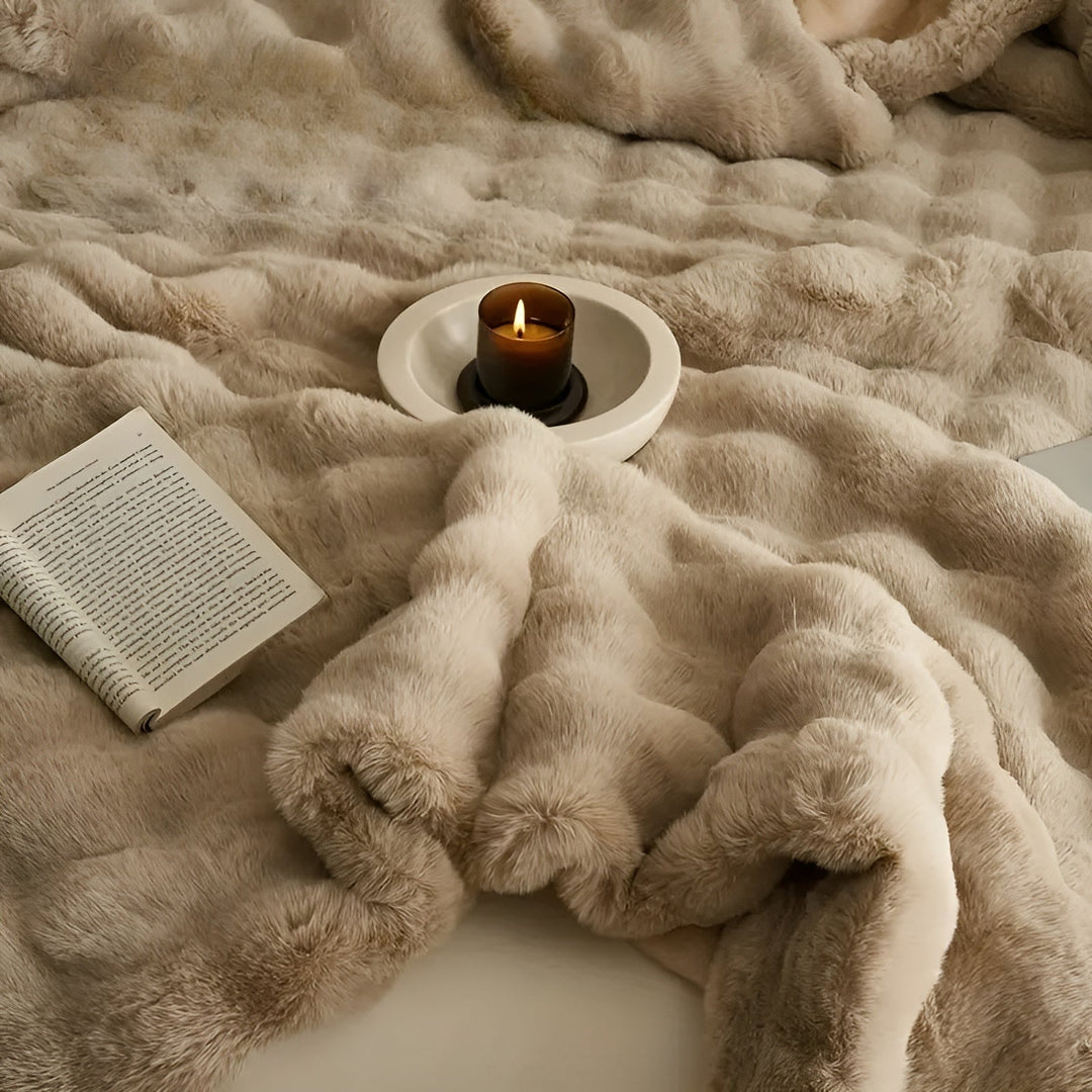 Fleece og fleece-lue – Ekstra myk og varm | Perfekt for sofa og soverom
