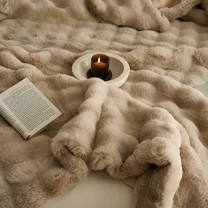 Fleece og fleece-lue – Ekstra myk og varm | Perfekt for sofa og soverom