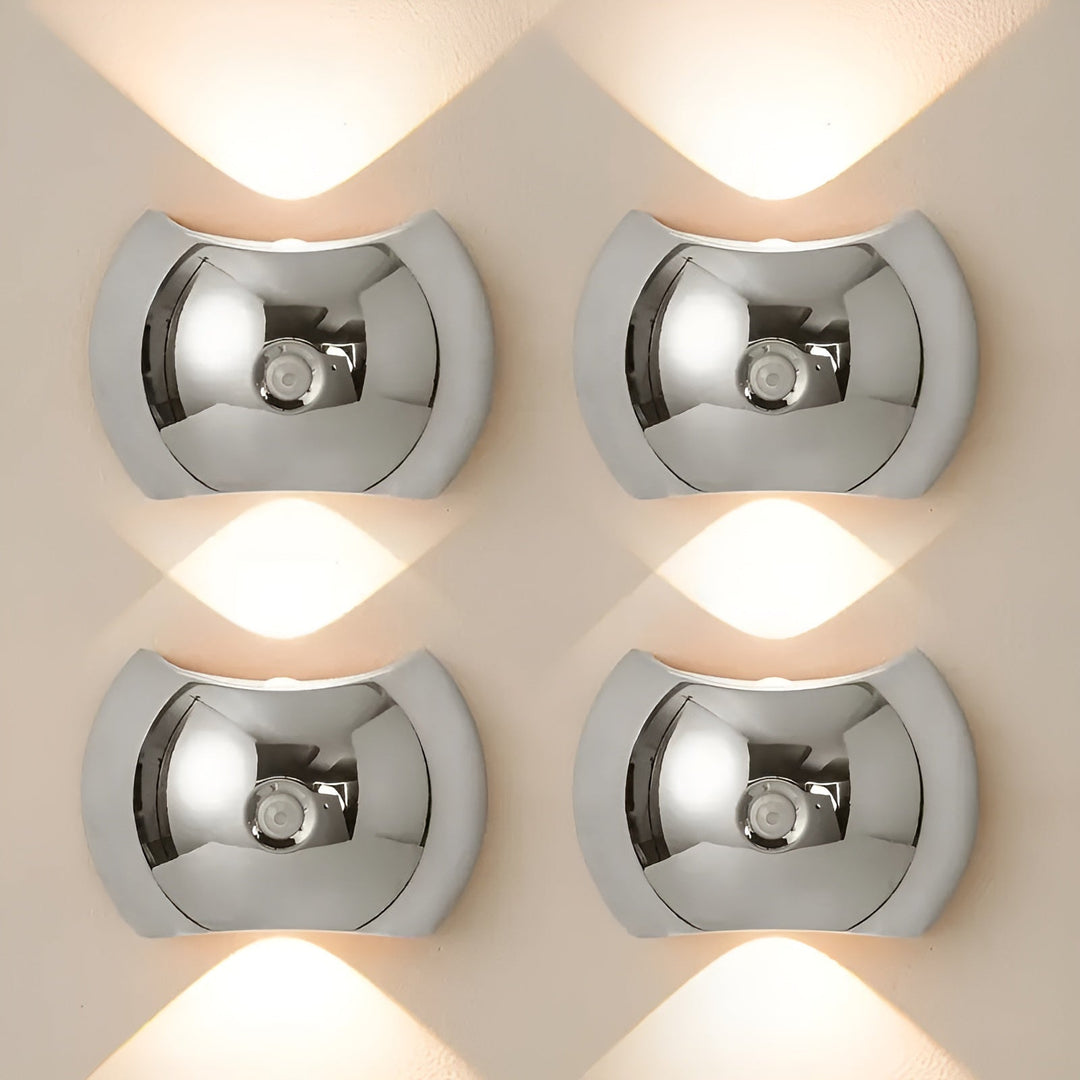 Vegglampe med bevegelsessensor – Dobbel LED-belysning oppover og nedover | Magnetisk og PortaSkantoe