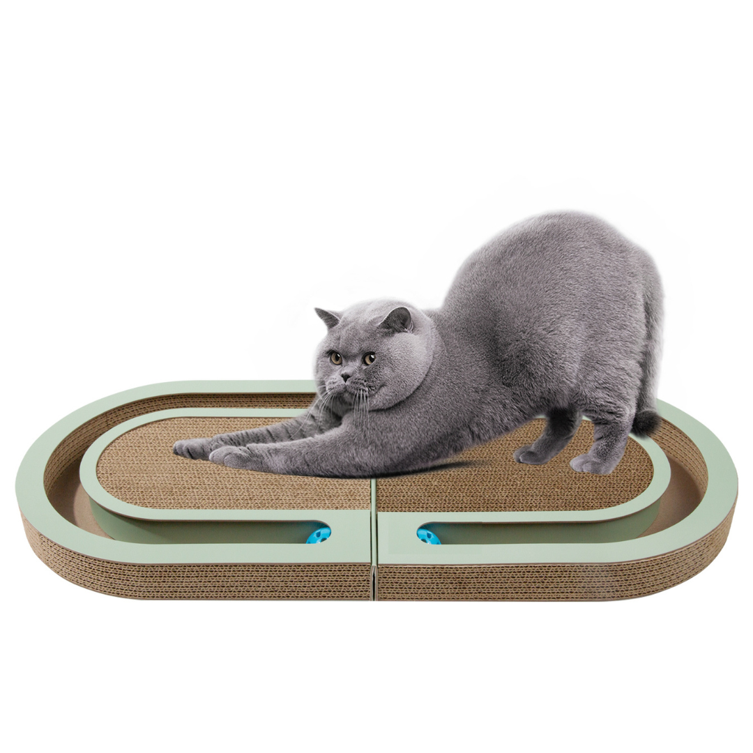 Katt Klore- og Lekeseng Laget av Papp Skanto