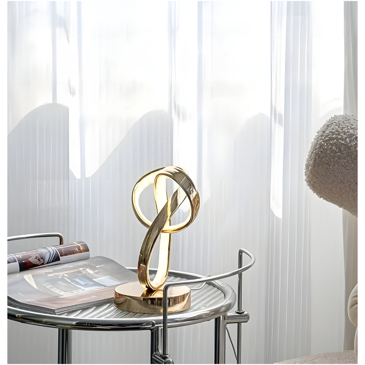 Skanto | Lampe - Luksus Gull Möbius Ring Skrivebords Leselampe