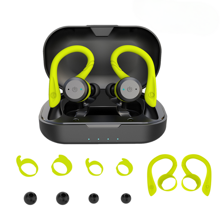 Skanto | Vega Vanntette Trådløse Sportørepropper – 20 Timer Spilltid | Bluetooth 5.0, IPX7 for Svømming & Fitness