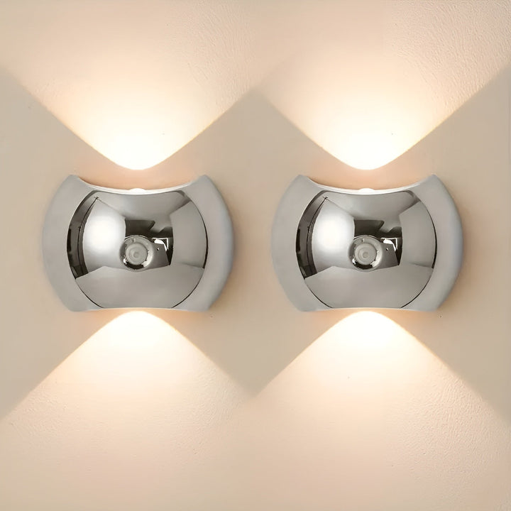 Vegglampe med bevegelsessensor – Dobbel LED-belysning oppover og nedover | Magnetisk og PortaSkantoe