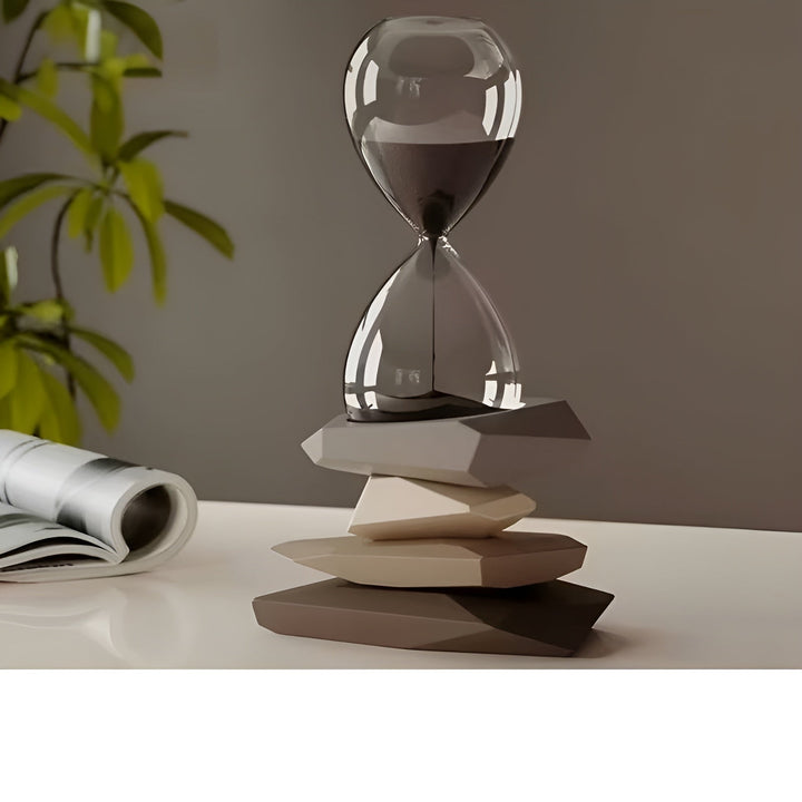 Minimalist Timeglass – Tidøs & Dekorativ | Perfekt for Stue og Kontor | Skanto