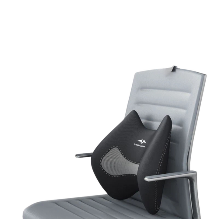 Skanto | Ergonomisk nakkepute og midjestøttepute for kontorstol - Komfortabel hodepute for hjemme- og kontorbruk