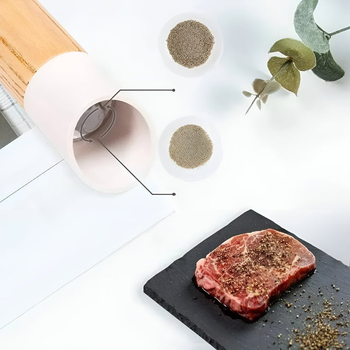 Salt- og pepperkvernsett – AdjustaSkantoe Grinder | Stilig for ethvert kjøkken