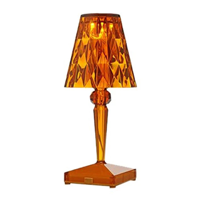 Acrylic Crystal Table Lamp – Kunstnerisk Design, Dimbar, Energisparende, Ideell for Stue eller Soverom | Skanto
