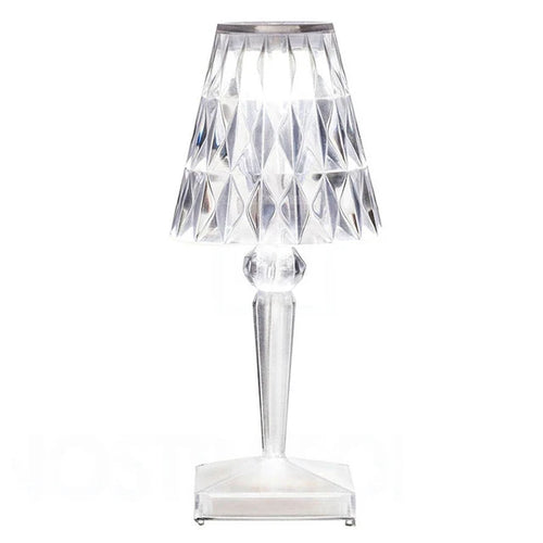 Acrylic Crystal Table Lamp – Kunstnerisk Design, Dimbar, Energisparende, Ideell for Stue eller Soverom | Skanto