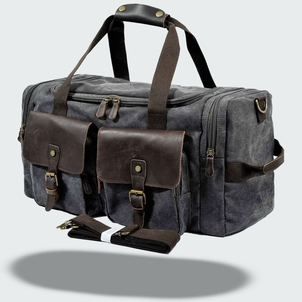 Skanto | Vanguard Voksduker & Lær Reise Duffle – 36,5L