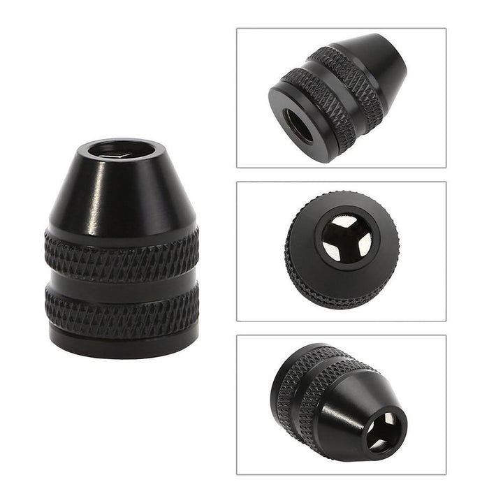 Skanto | Icool nøkkelløs borpatron 0.3 3.6mm konverteringsverktøy 1/4" sekstant hurtigbytteadapter chuck for elektrisk drill