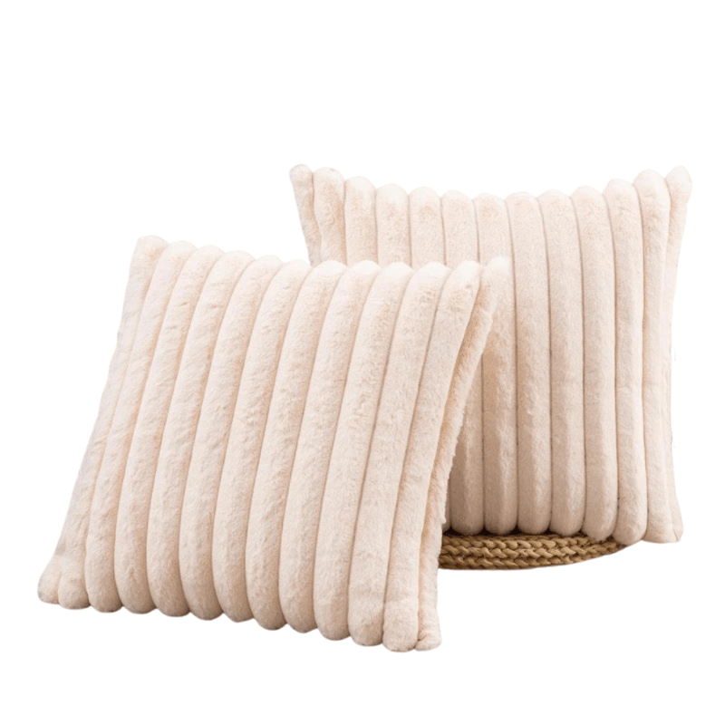 Skanto | Ultra-myke dekorative putevar 45×45 cm laget av plysj