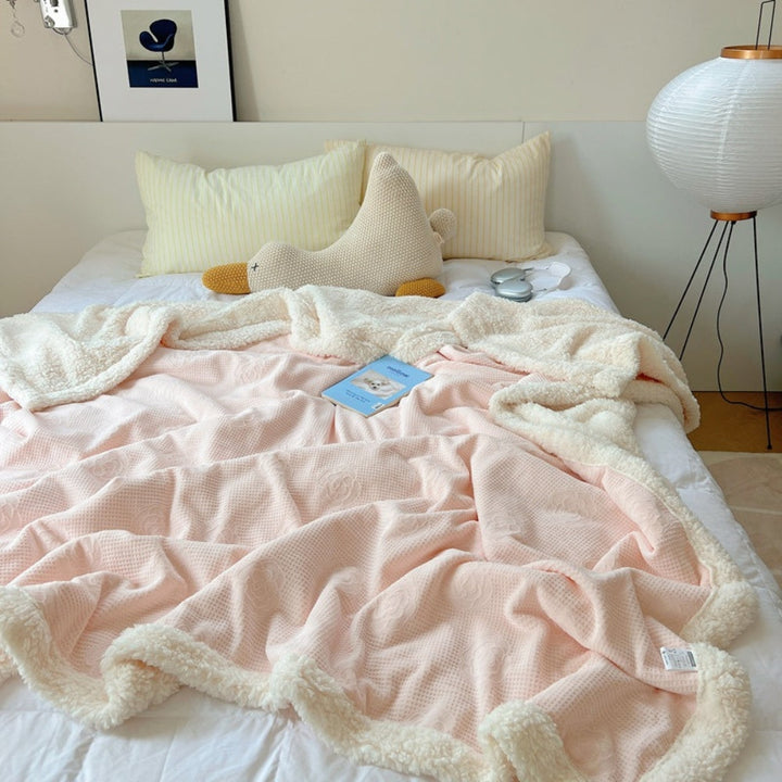 Skanto | Solène Blomster Prægnet Sherpa Teppe