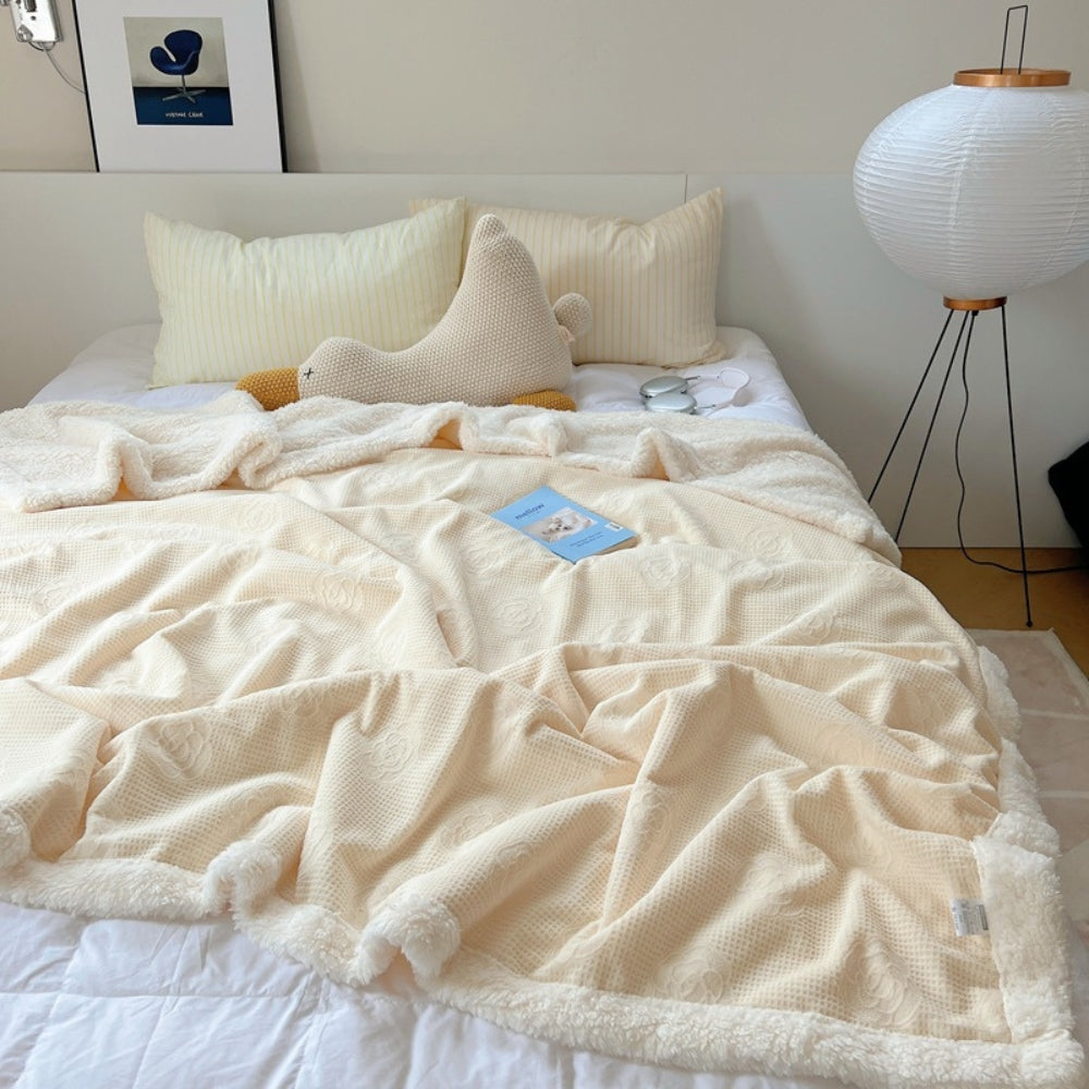 Skanto | Solène Blomster Prægnet Sherpa Teppe