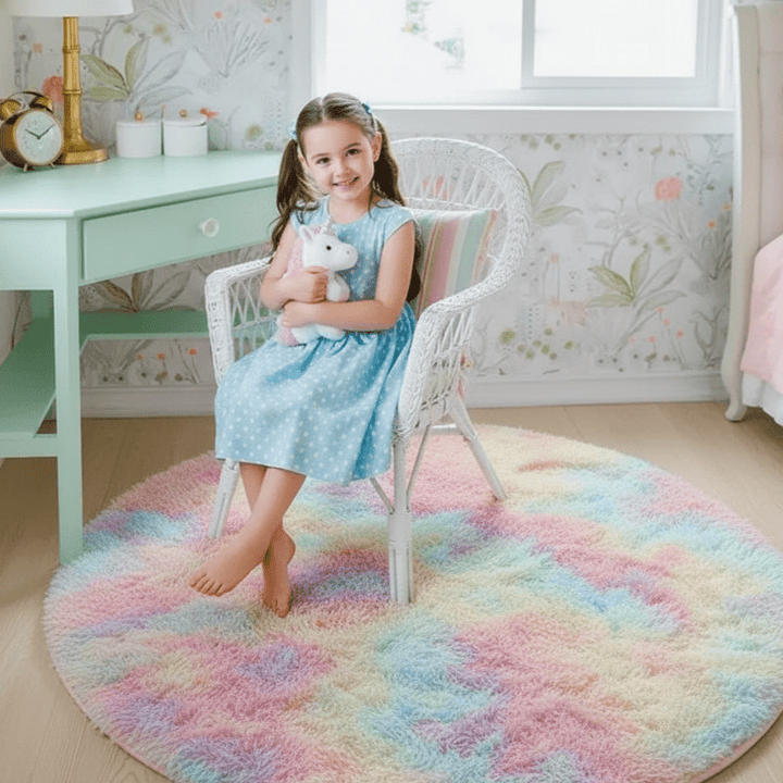 Skanto | plysjete, fluffy teppe for koselig stue og soverom