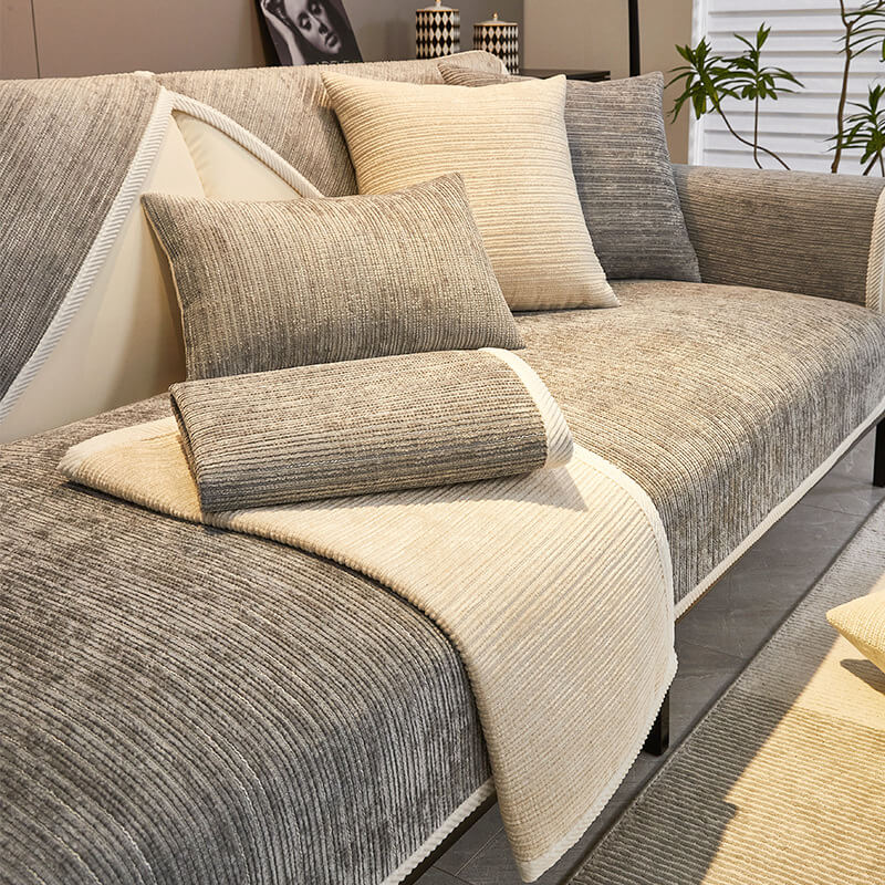 Skanto | SofaShield Luxe Anti-klor Sofa Deksel – Klorbestandig Chenille Beskyttelse for Kjæledyr