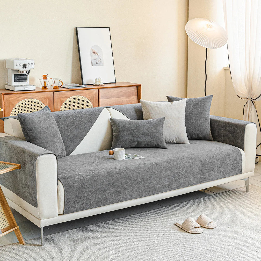 Skanto | SofaShield Luxe Anti-Scratch Sofa Protectors – Kr ripebestandig Chenille beskyttelse for kjæledyr