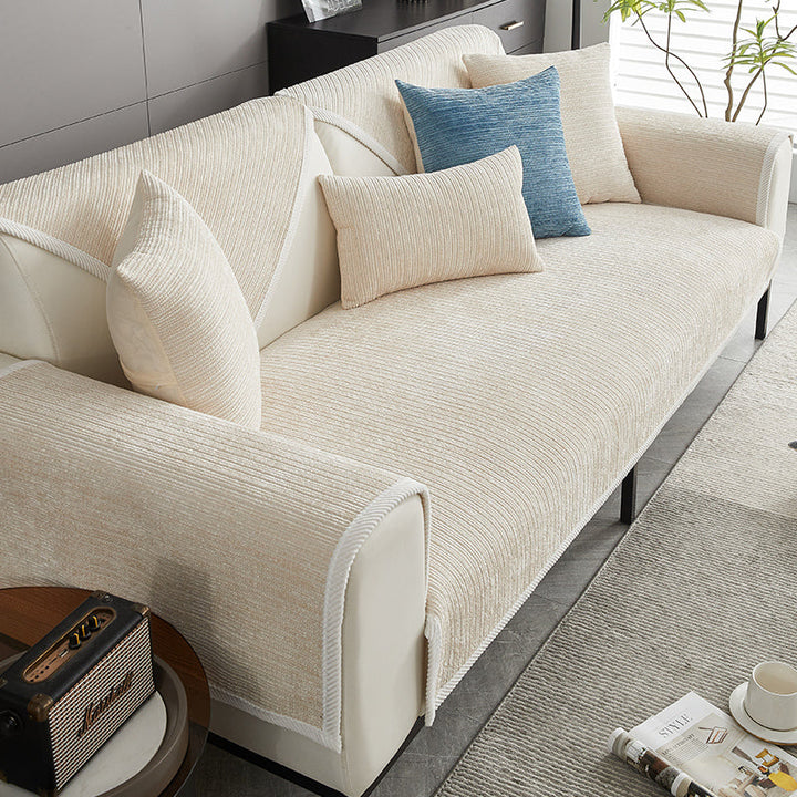 Skanto | SofaShield Luxe Anti-Scratch Sofa Protectors – Kr ripebestandig Chenille beskyttelse for kjæledyr