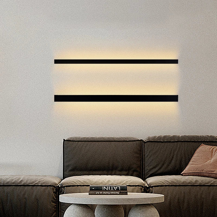 Moderne Lang Vegglampe LED for Stue – Minimalistisk Vegglampe Design | Skanto