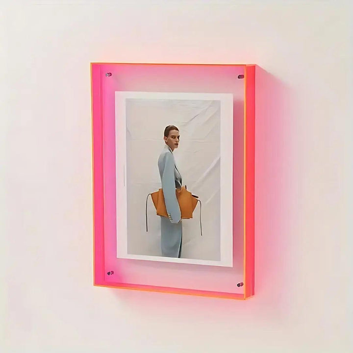 Skanto | AuraFrame - Transparent Neon Light Photo Frame