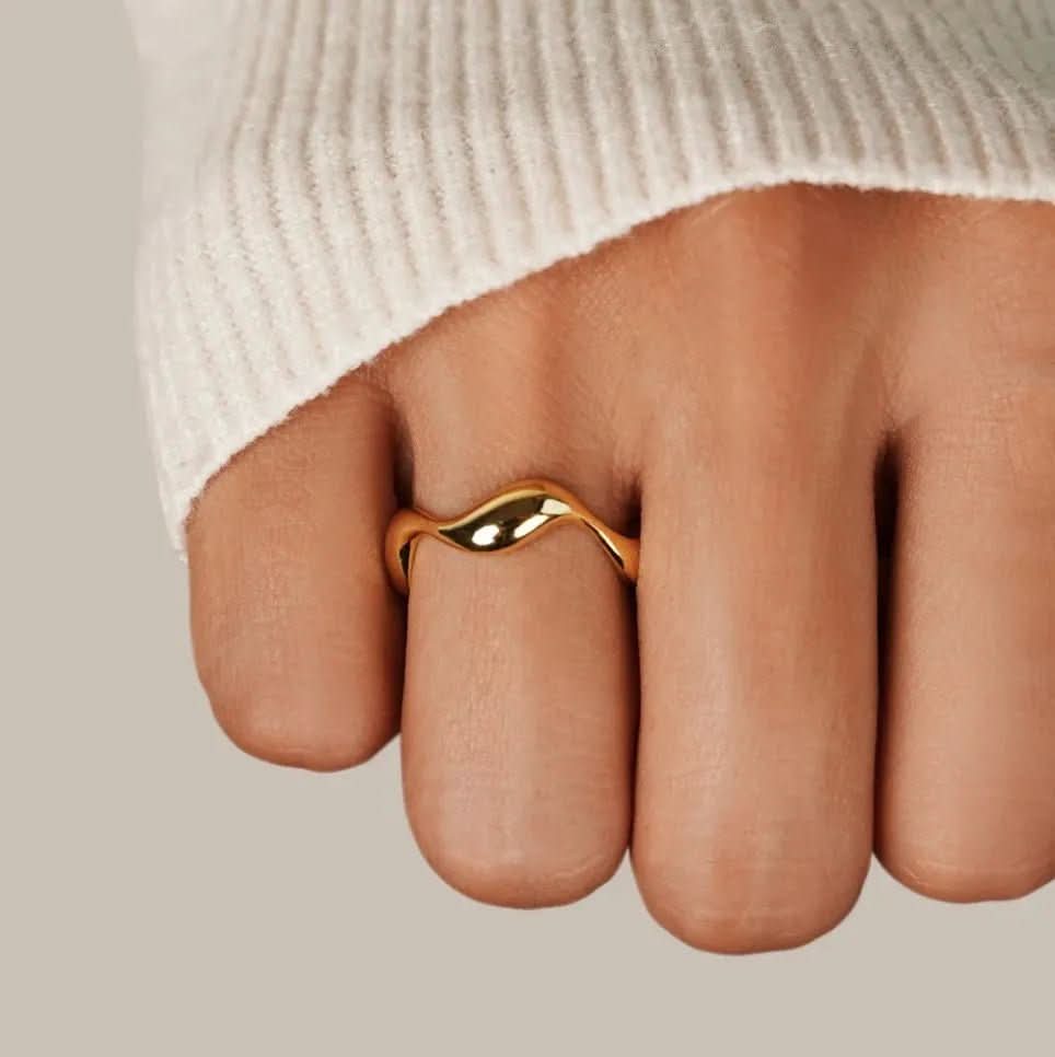 Skanto | Justerbar Ring med Havdesign