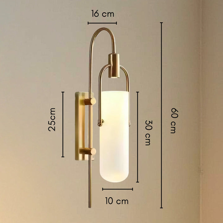Skanto | Industriell Glassvegglampe