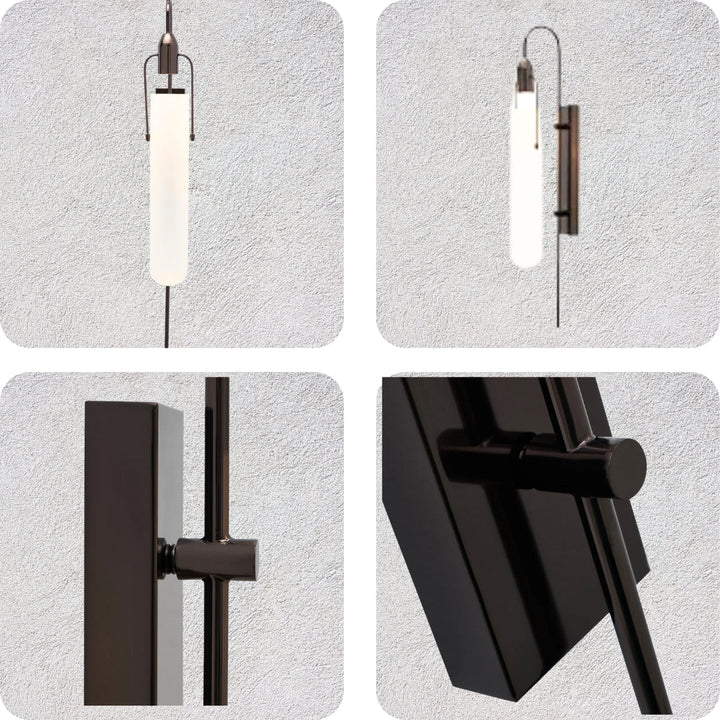 Skanto | Industriell Glassvegglampe