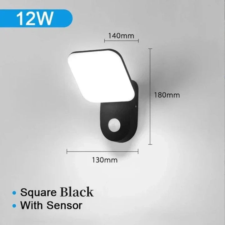 SecureLight – LED utelampe med bevegelsessensor | Vanntett & energieffektiv