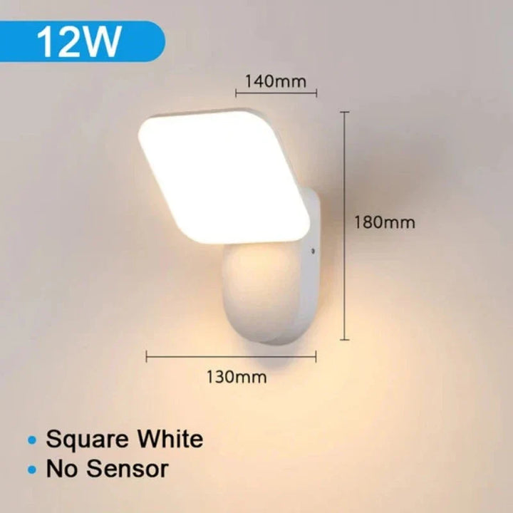SecureLight – LED utelampe med bevegelsessensor | Vanntett & energieffektiv