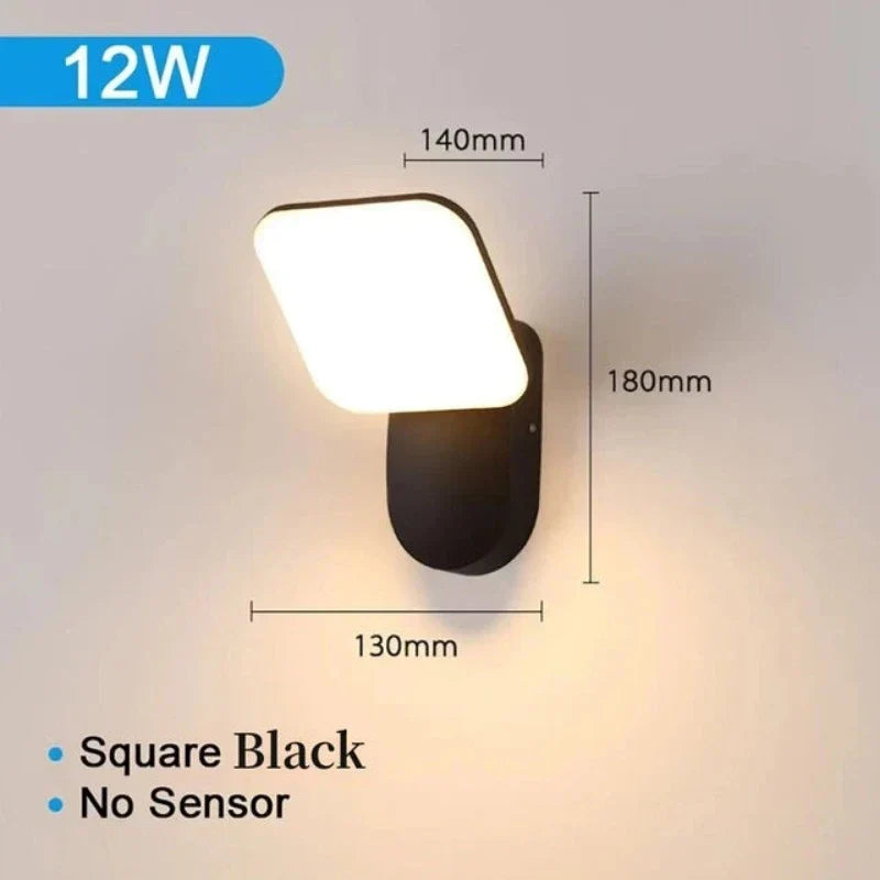 SecureLight – LED utelampe med bevegelsessensor | Vanntett & energieffektiv