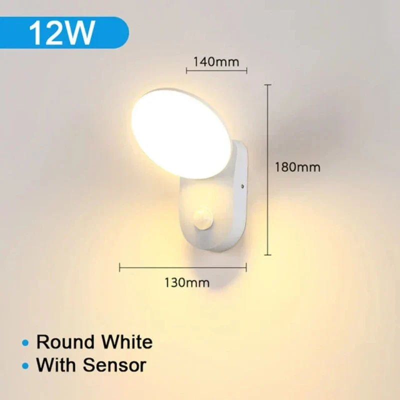 SecureLight – LED utelampe med bevegelsessensor | Vanntett & energieffektiv