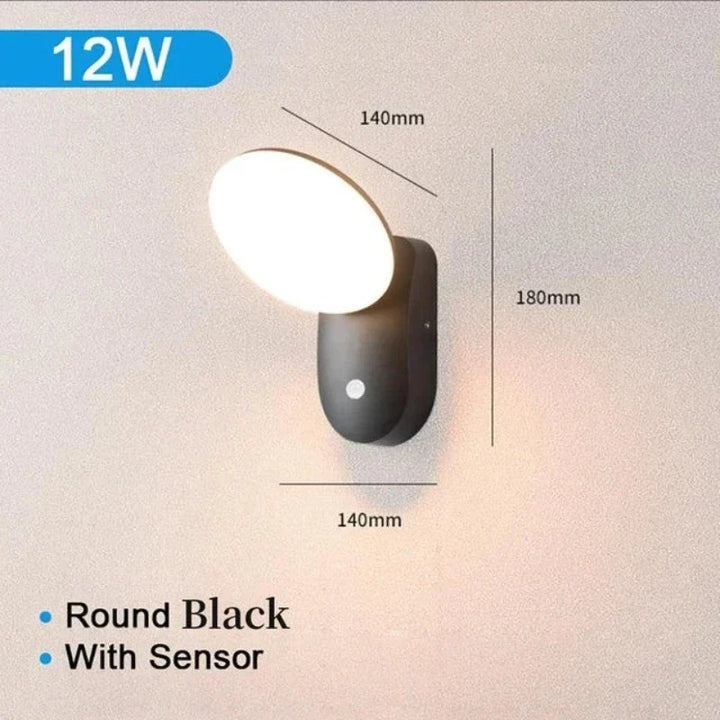 SecureLight – LED utelampe med bevegelsessensor | Vanntett & energieffektiv