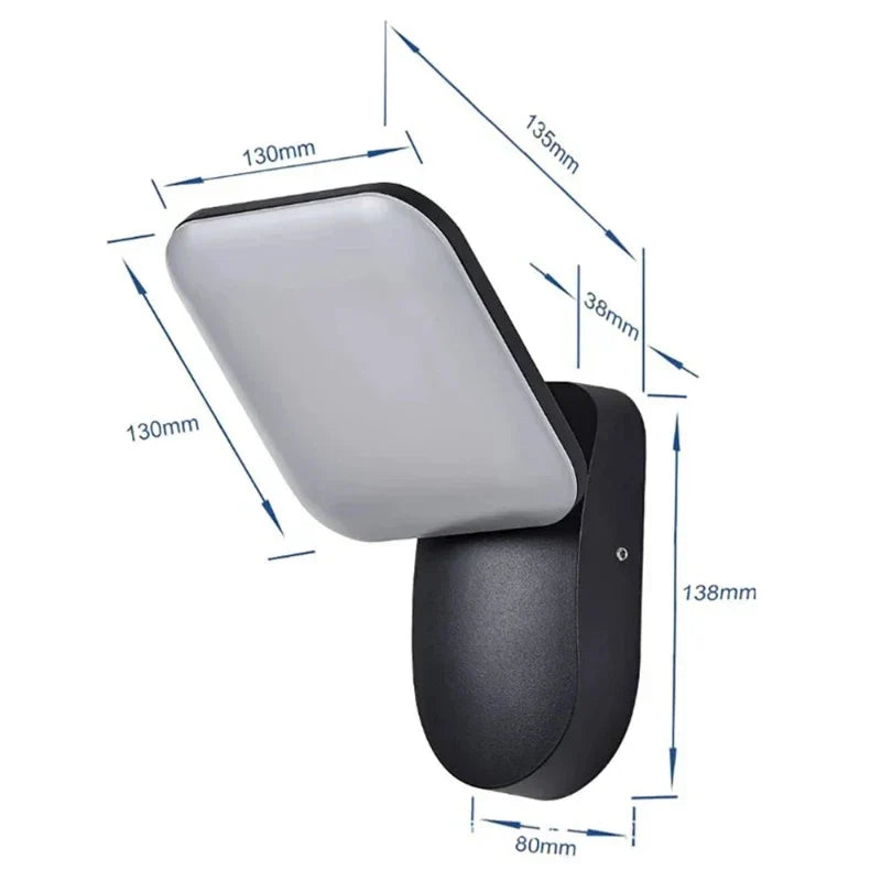 SecureLight – LED utelampe med bevegelsessensor | Vanntett & energieffektiv