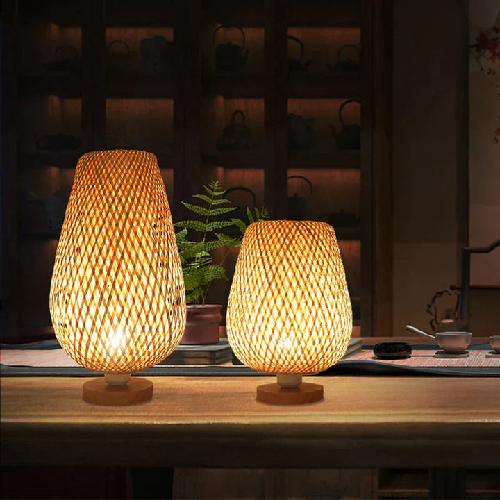 RetroBambooCraft – Vintage-bambuslamper, håndlaget