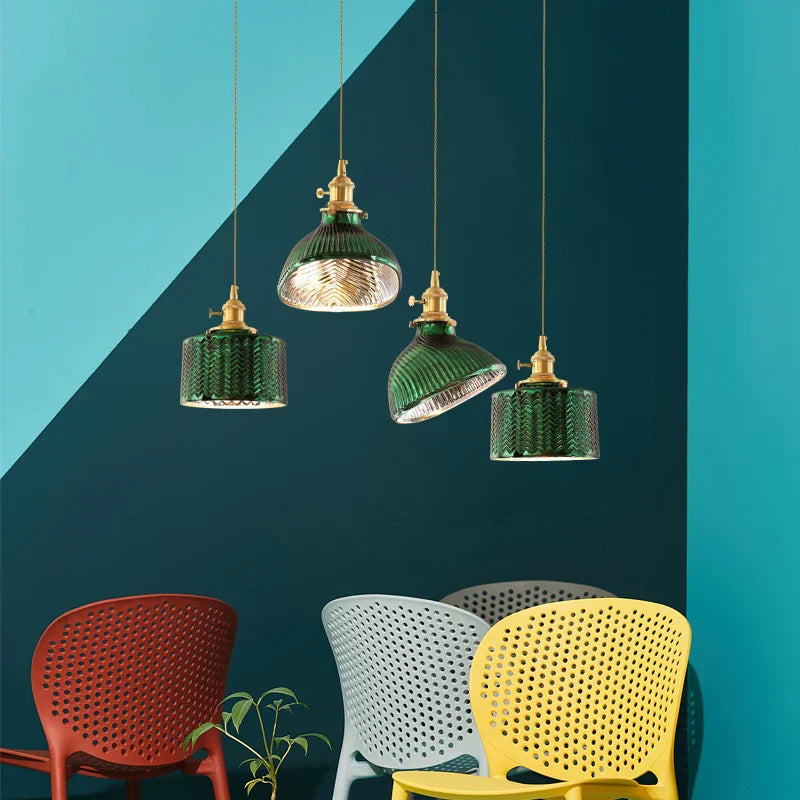Kreative vintage hengelamper i glass – retro taklampe i industriell design | Skanto