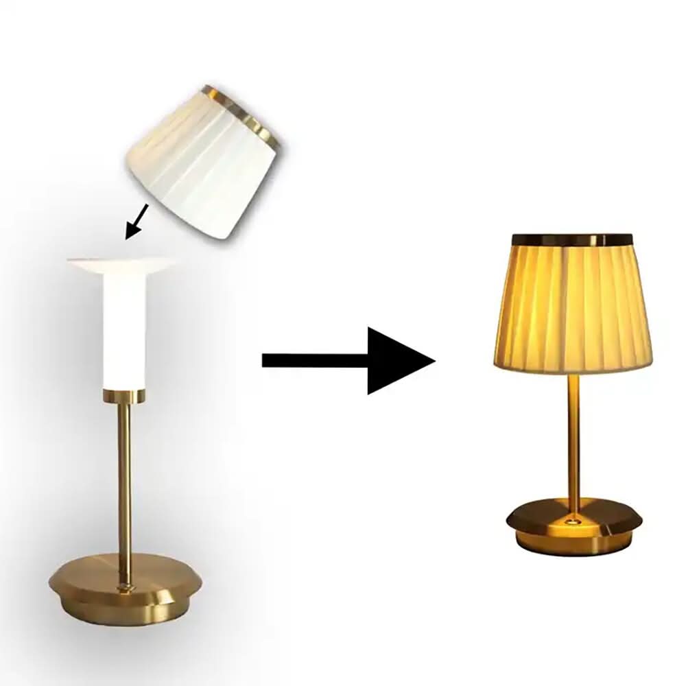 Skanto | Vintage Elegant Touch Dimmbar Bordlampe