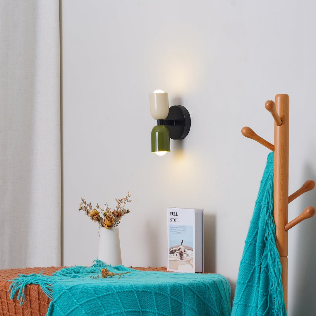 Skanto | Vegglampe Moderne Dobbel Glass Vegglampe